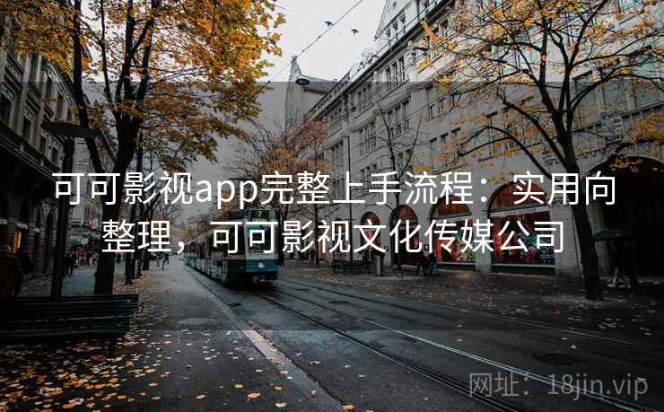 可可影视app完整上手流程：实用向整理，可可影视文化传媒公司